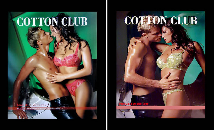 COTTON CLUB - Campagna Pubblicitaria Lingerie e Intimo -  Manuela Arcuri